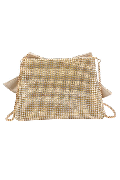 Geneva Bow Evening Bag | Gold