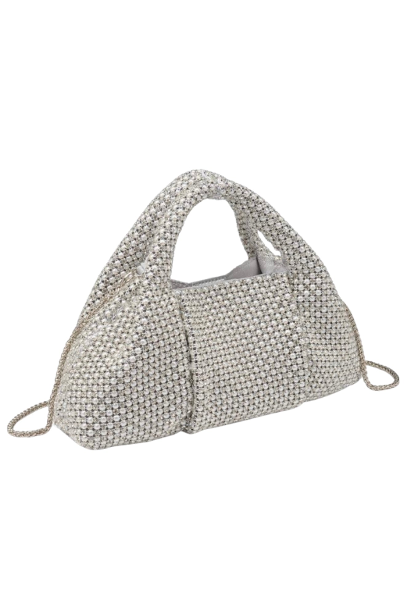 Juliette Evening Bag | Pearl Silver
