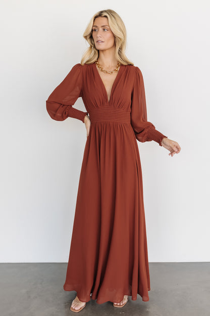 Olivia Maxi Dress | Cinnamon