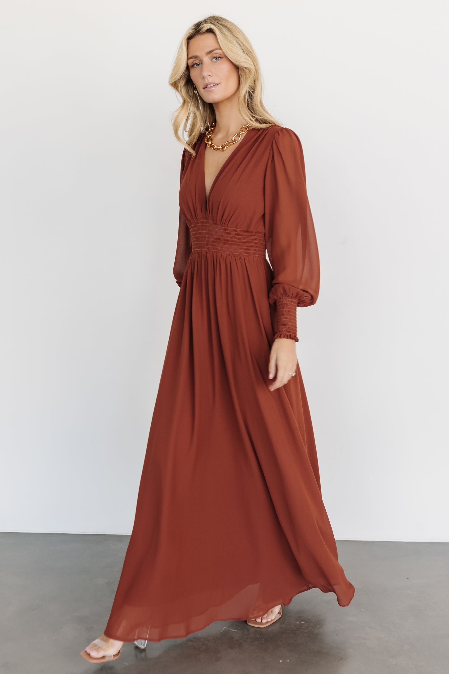 Olivia Maxi Dress | Cinnamon