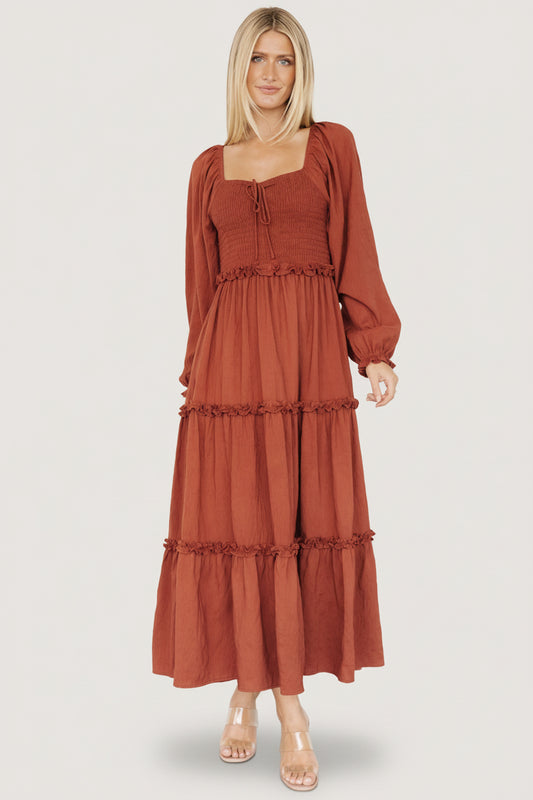 Britta Maxi Dress | Cinnamon