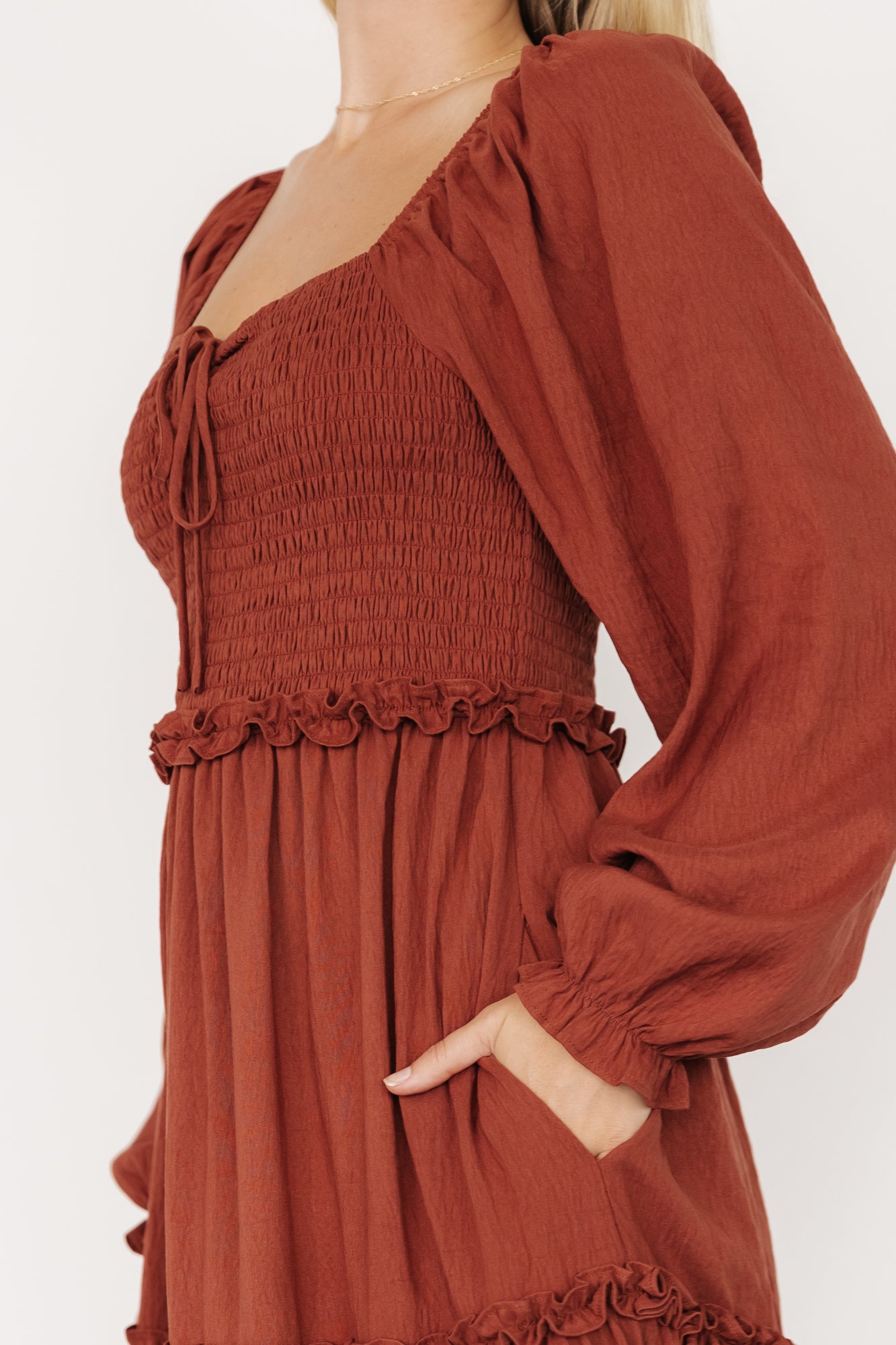 Baltic Born Womens Britta Maxi Dress | Cinnamon Baltic Born Womens Britta Maxi Dress | Cinnamon