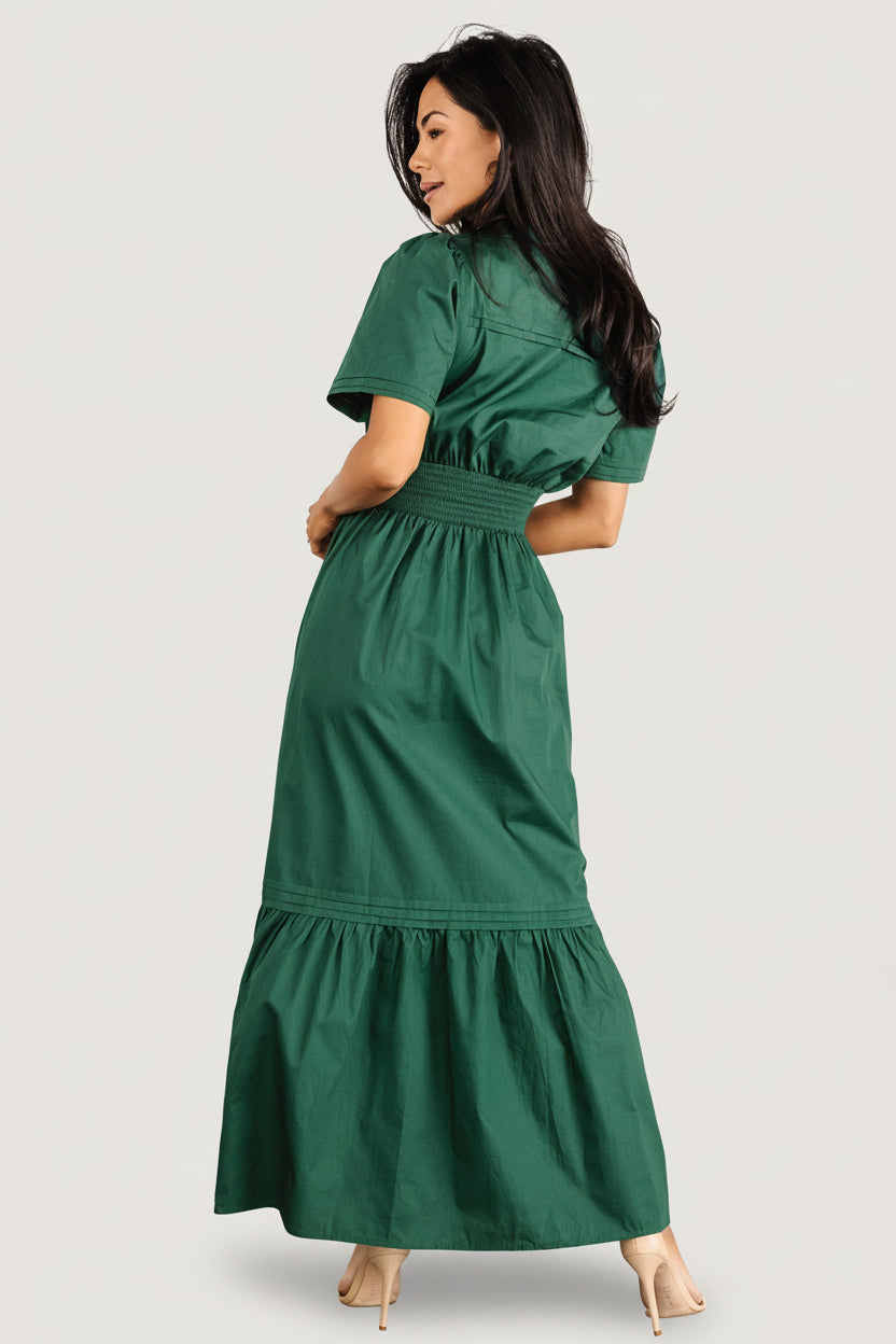 Baltic Born Womens Vera Maxi Dress | Emerald | Size: 2XL Baltic Born Womens Vera Maxi Dress | Emerald | Size: 2XL