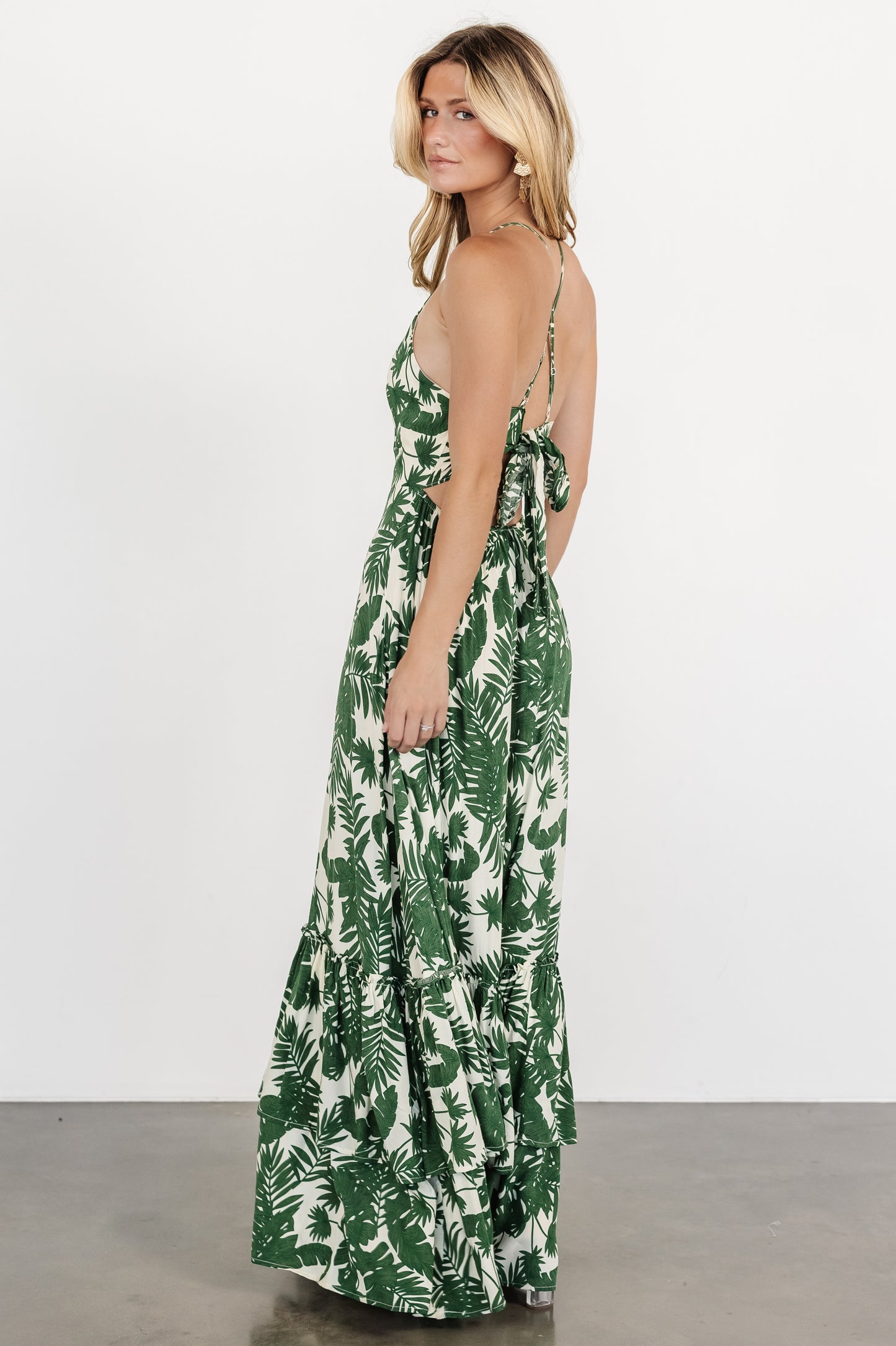 Indio Maxi Dress | Green Print