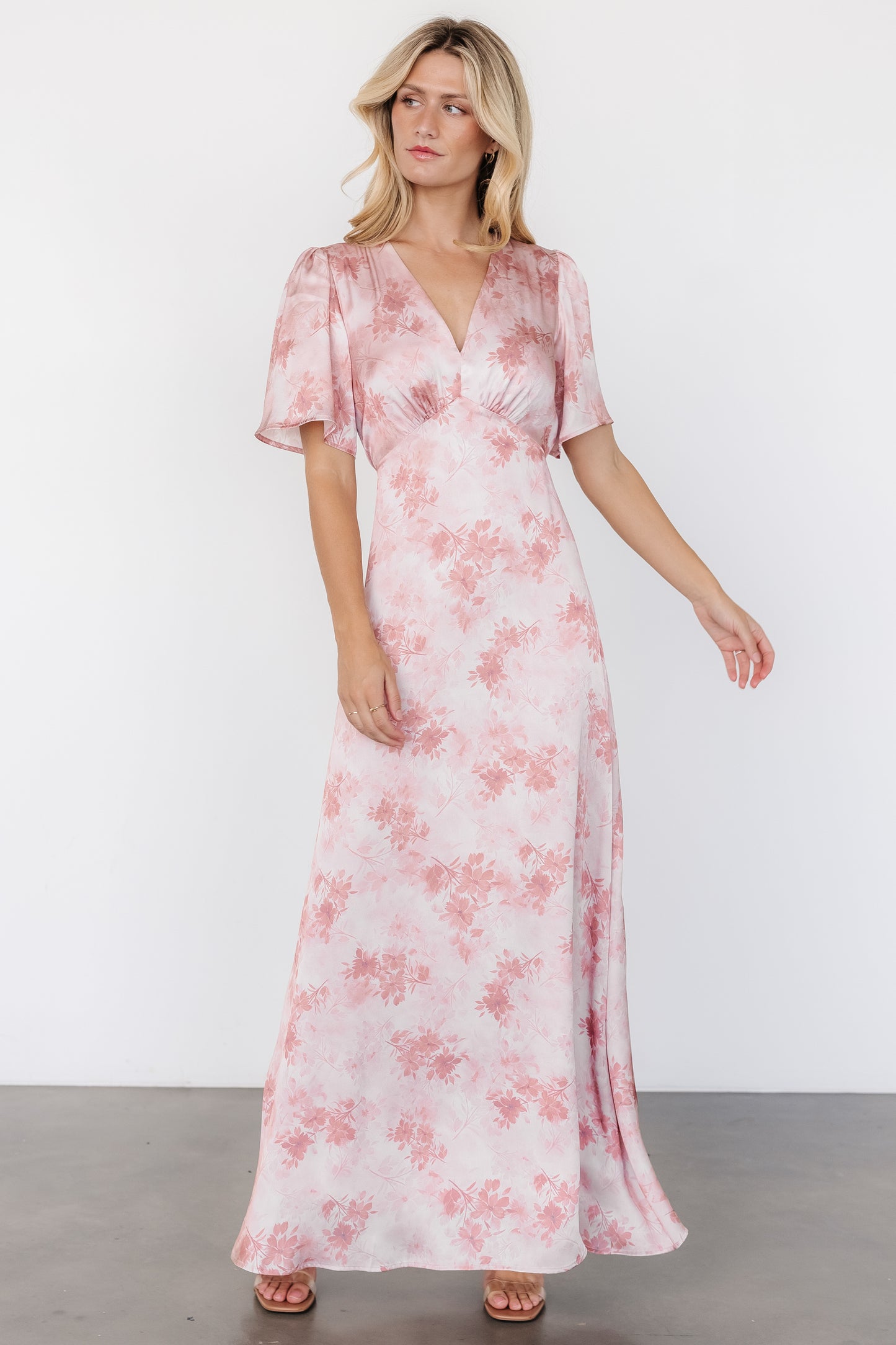 Carmen Maxi Dress | Blush Floral