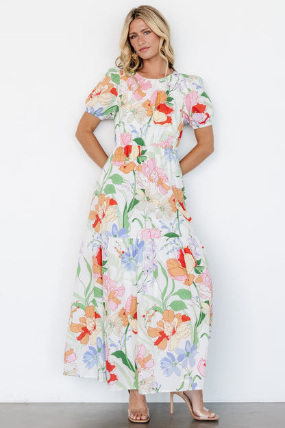 Risette Maxi Dress | Multi Floral