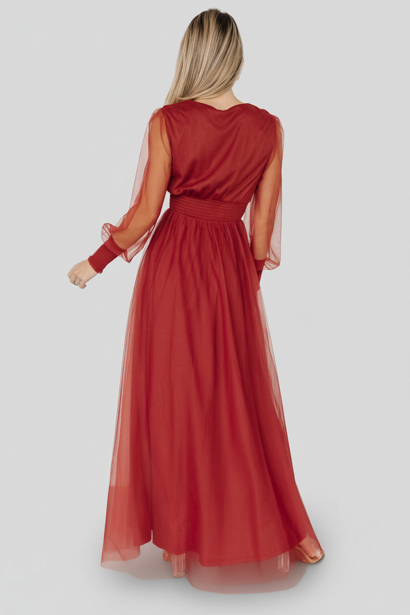 Tali Maxi Dress Terracotta main image 0
