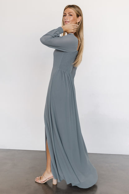 Giselle Maxi Dress | Dusty Blue