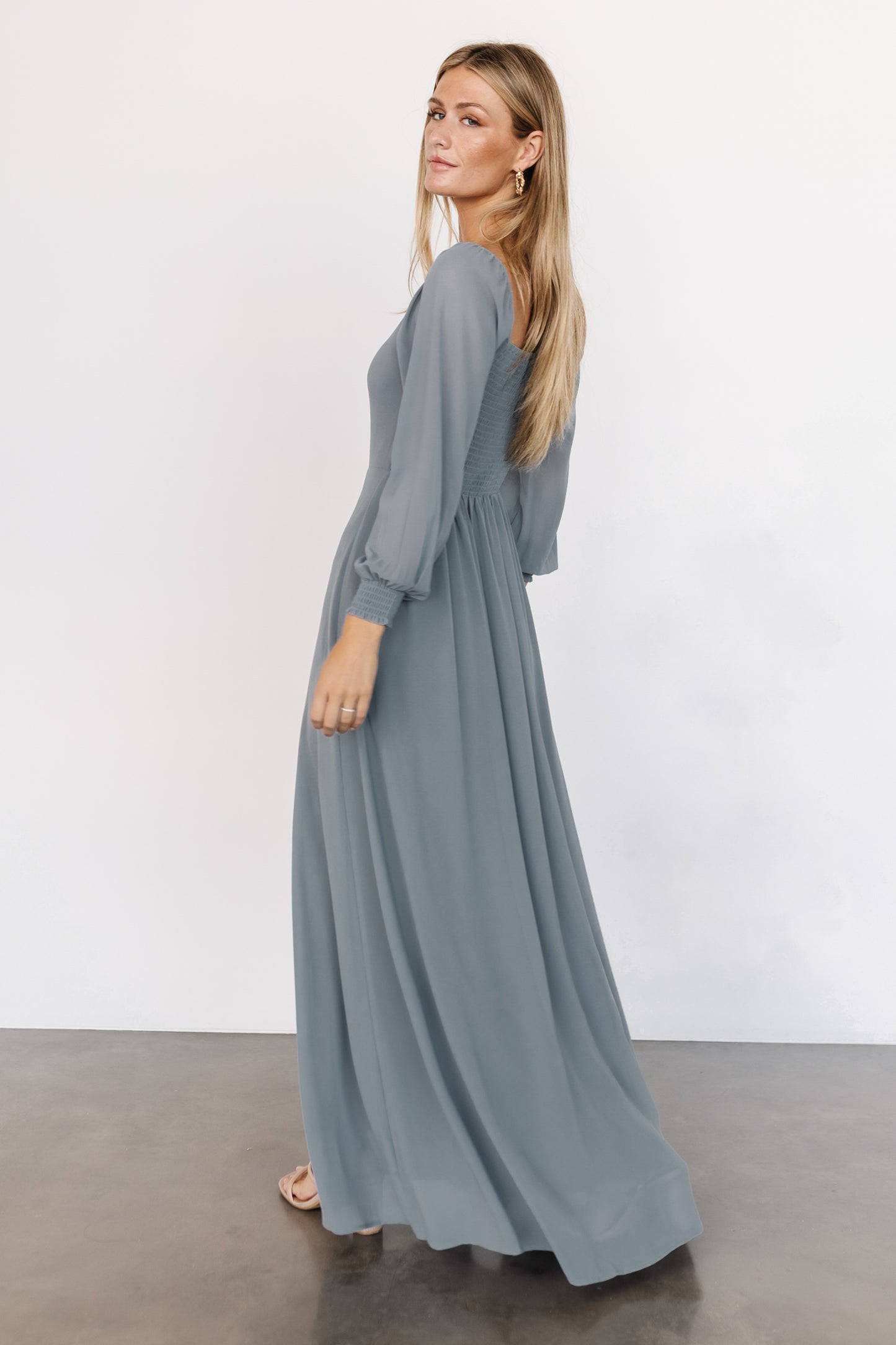 Giselle Maxi Dress | Dusty Blue