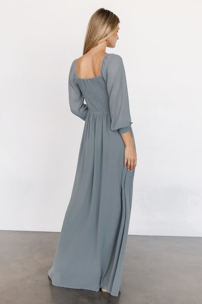 Giselle Maxi Dress | Dusty Blue