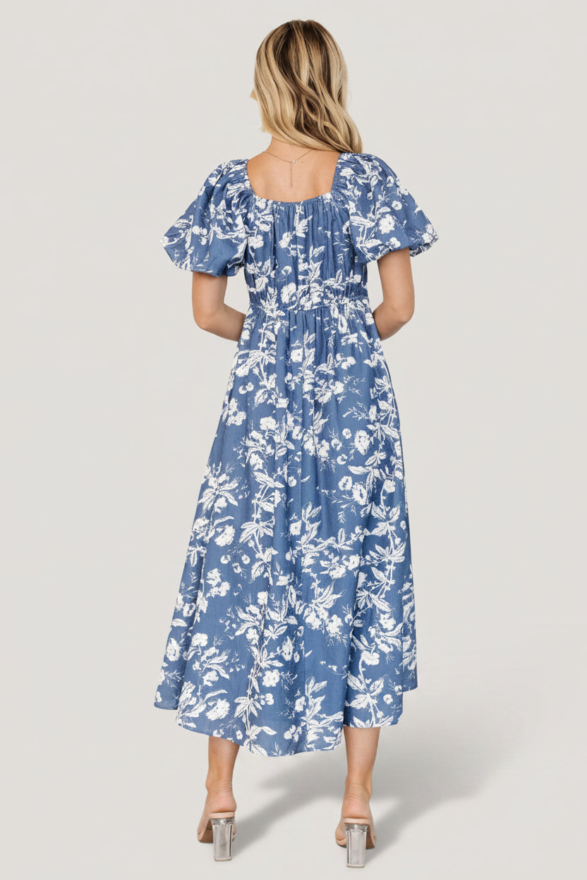 Graceland Maxi Dress | Slate + White Floral