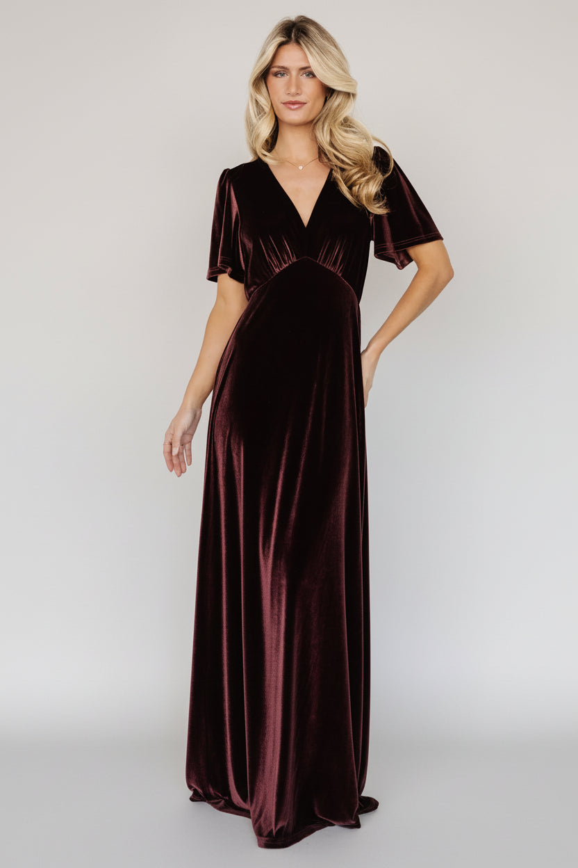 Vivian Velvet Maxi Dress | Clove Vivian Velvet Maxi Dress | Clove