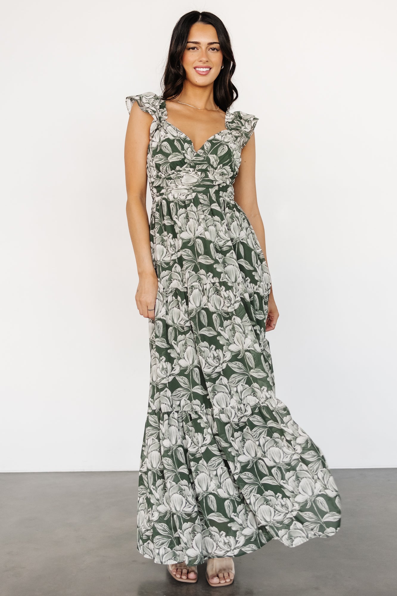 Kerstin Blue/Green Maxi