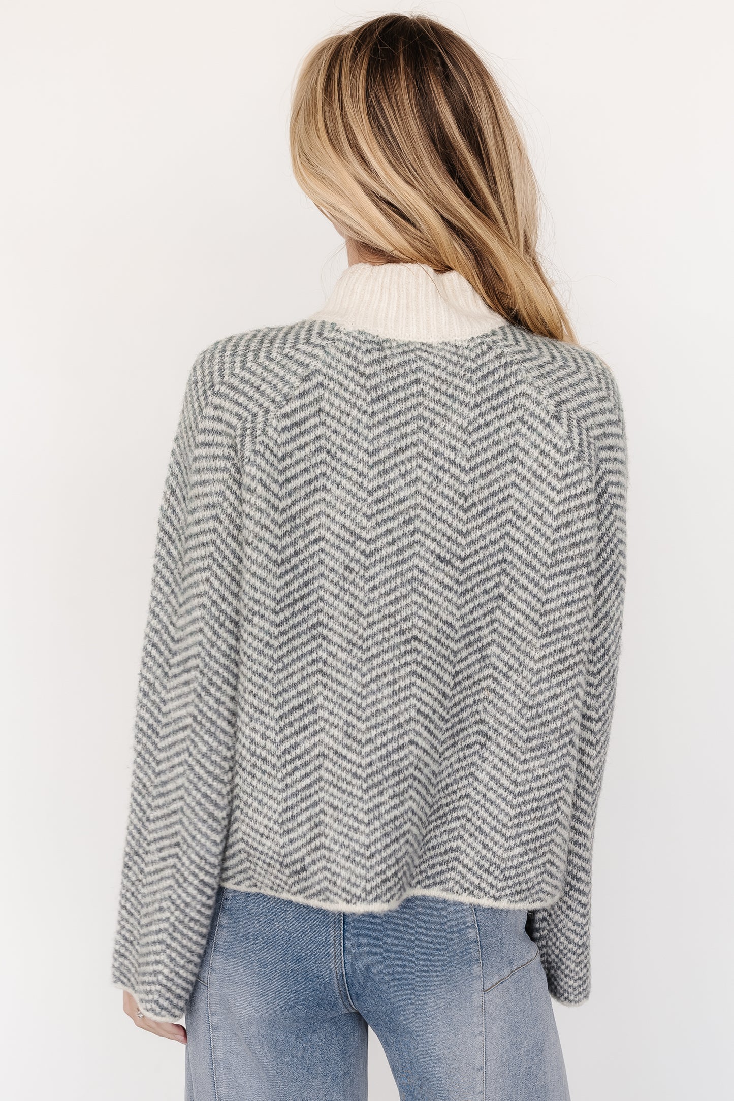 Trisha Knit Sweater | Balsam Stripe