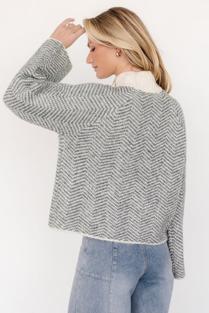 Trisha Knit Sweater | Balsam Stripe