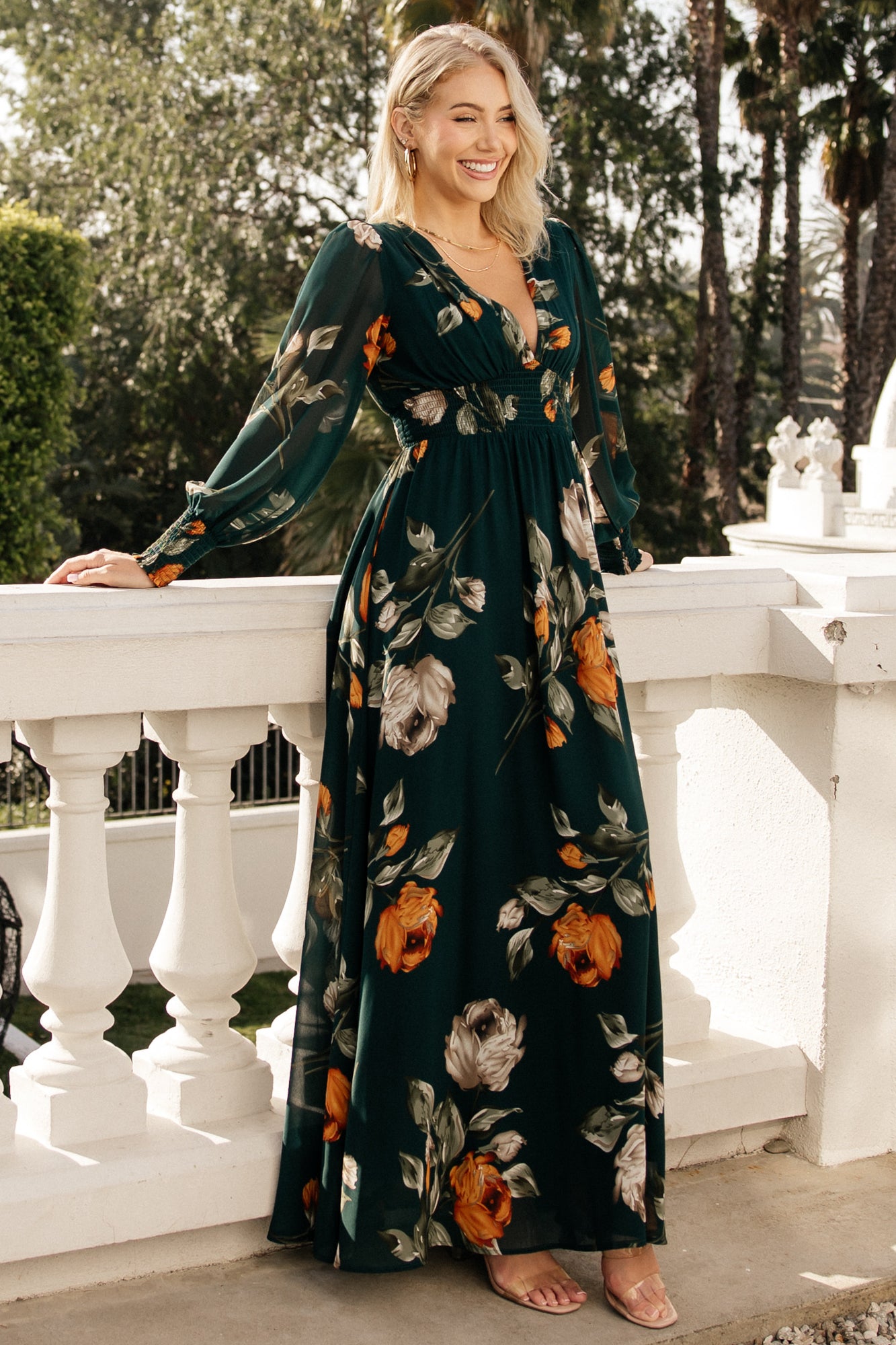 brock collection olivia floral silk dress Baltic Born Womens Olivia Maxi Dress | Deep Topaz Floral