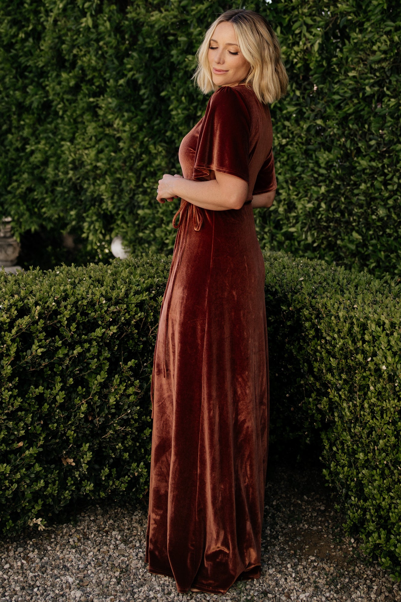 Meghan Velvet Wrap Maxi Dress | Spice Meghan Velvet Wrap Maxi Dress | Spice