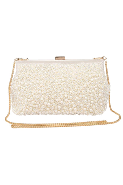 Serena Clutch Bag | Ivory