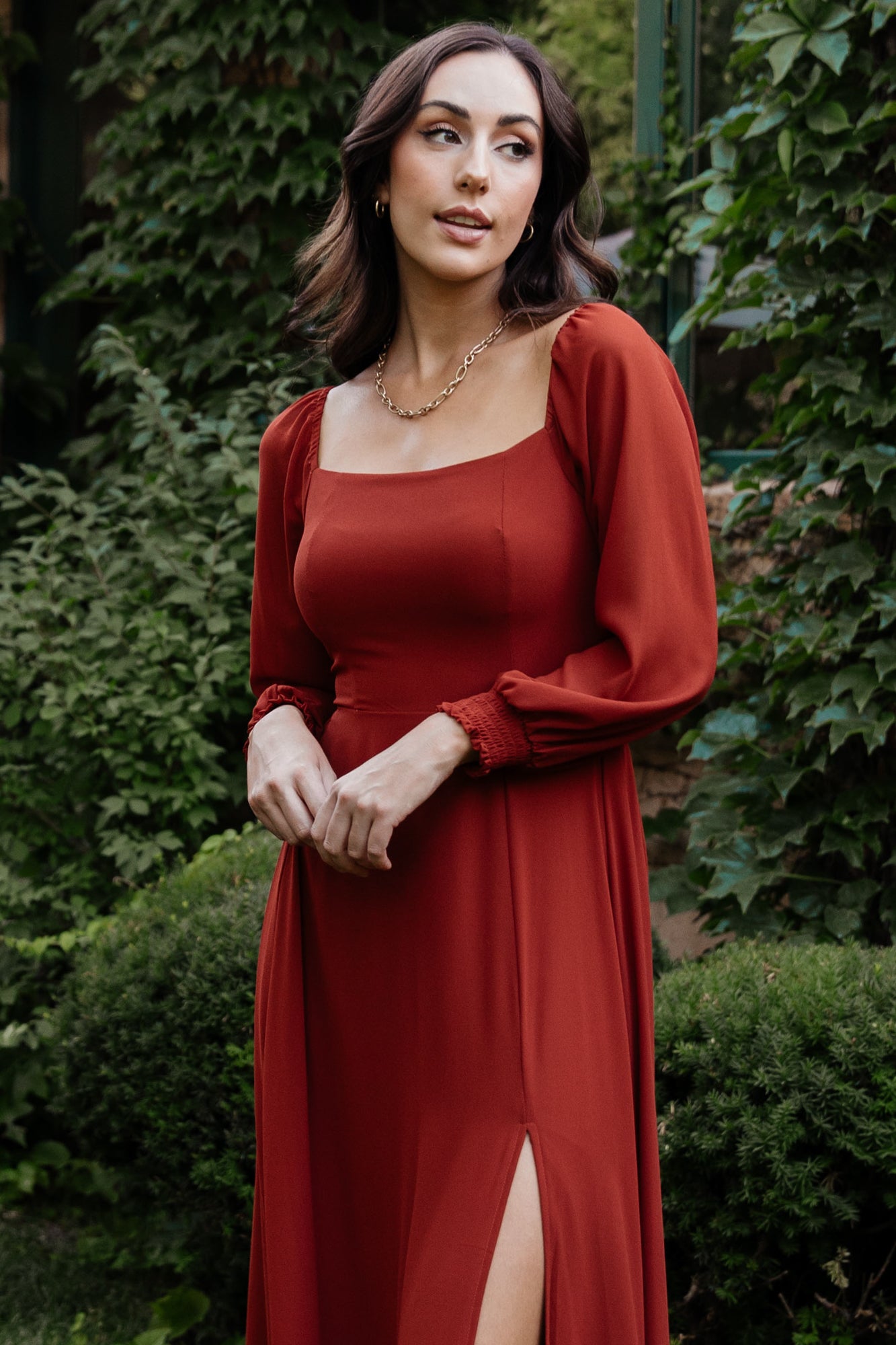 Fabric Swatch - Giselle Chiffon | Rust