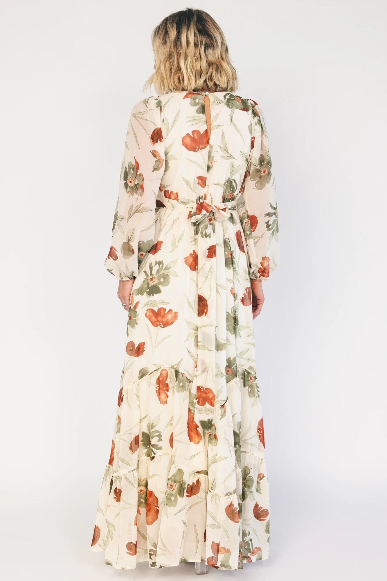 Johanna Maxi Dress | Cream Floral