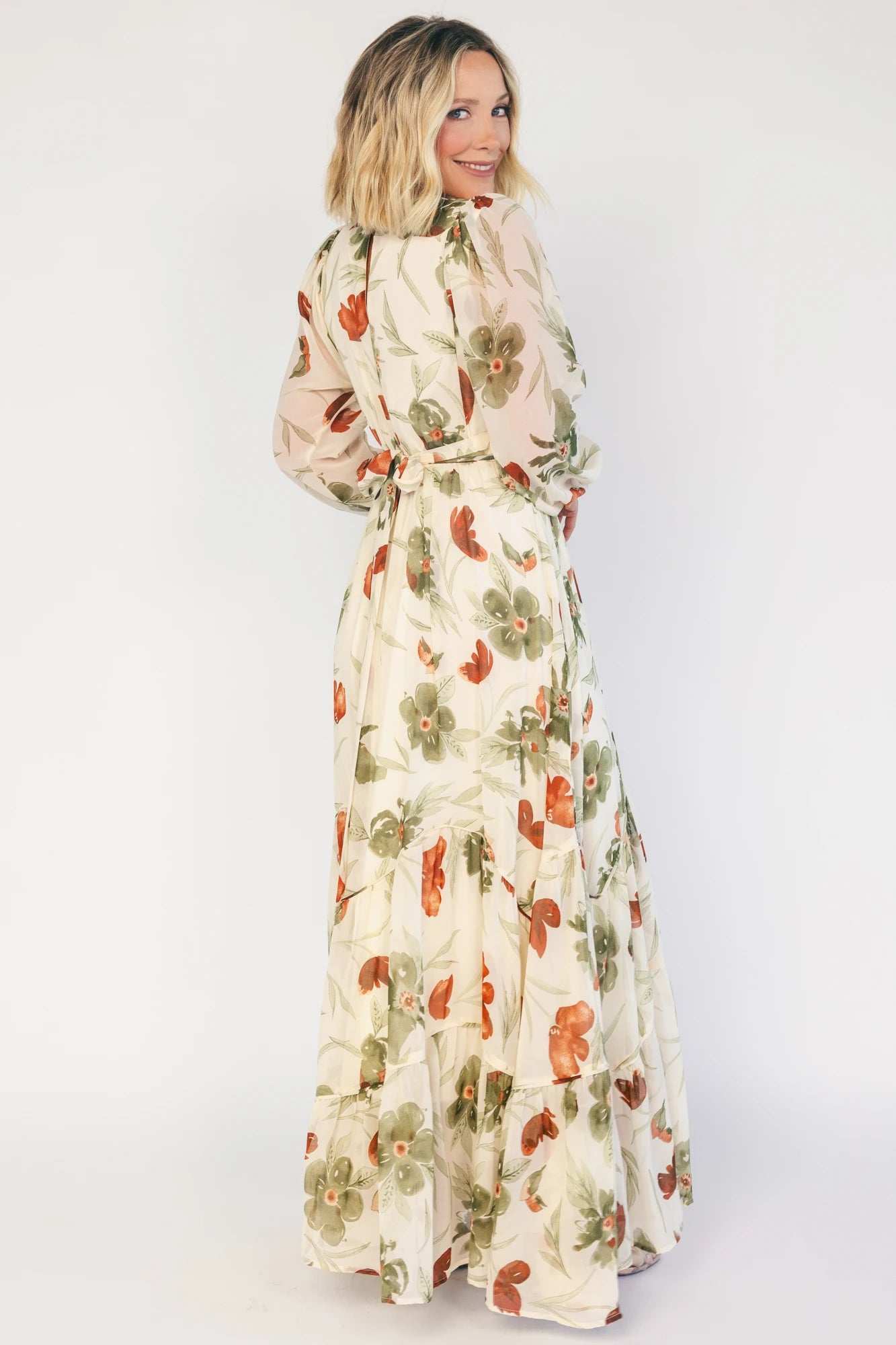 Johanna Maxi Dress | Cream Floral