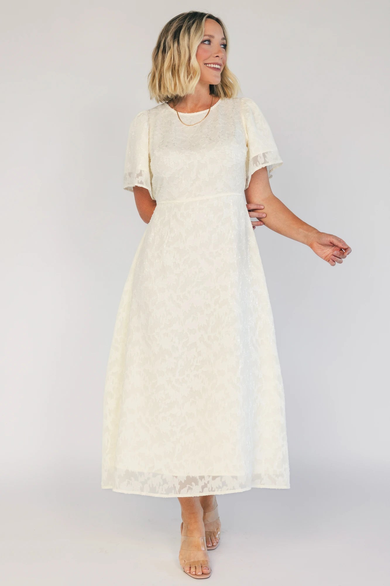 Somerset Midi Dress | Cream