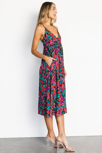 Granada Midi Dress | Multi Print