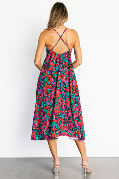 Granada Midi Dress | Multi Print