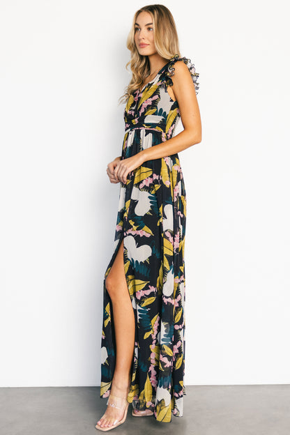 Esperanza Maxi Dress | Black Multi