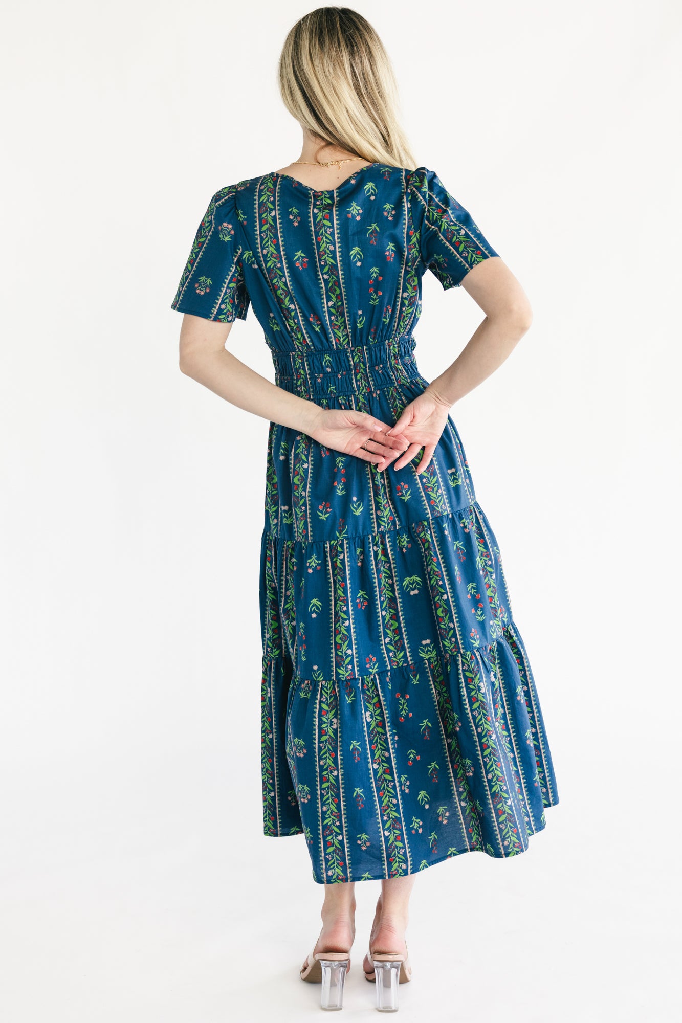 Sorrel Midi Dress | Navy Multi Floral