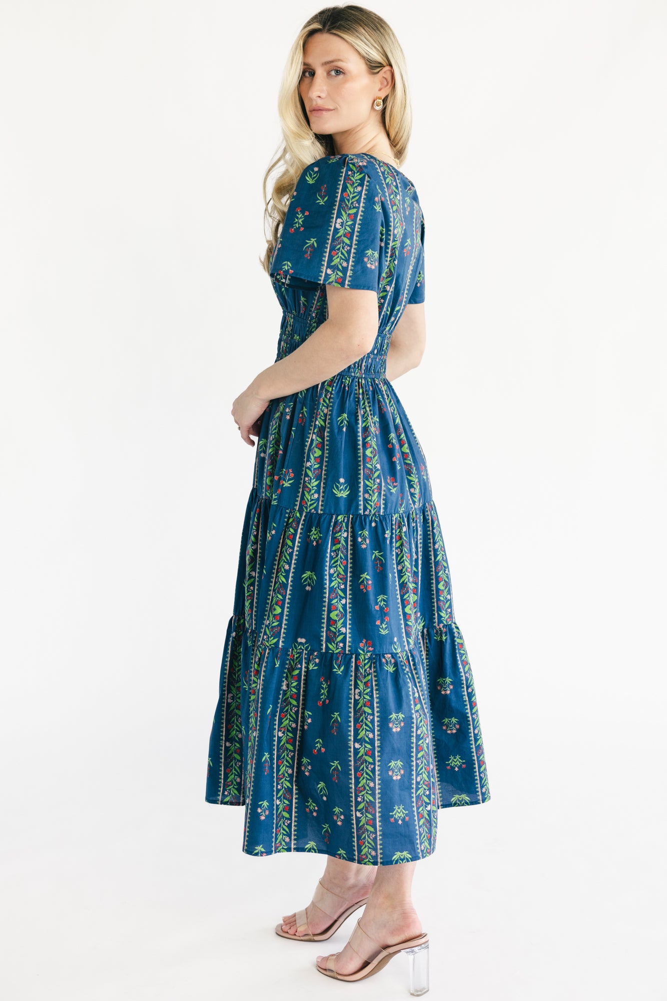 Sorrel Midi Dress | Navy Multi Floral