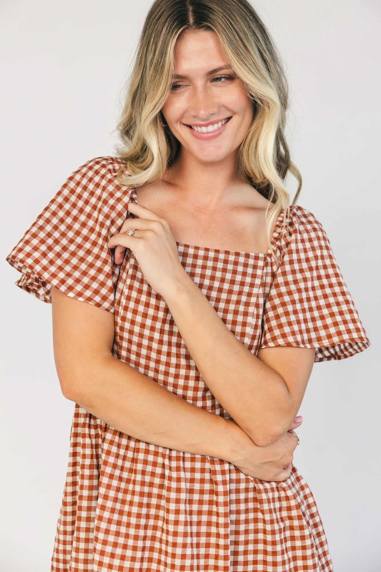 Paley Maxi Dress | Spice + White Gingham