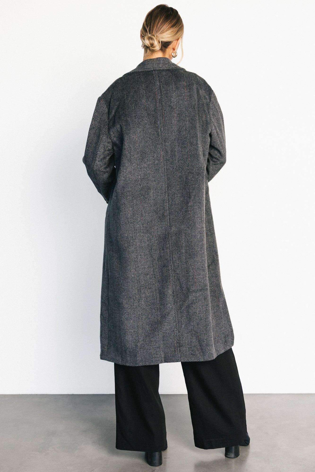 London Long Coat | Charcoal