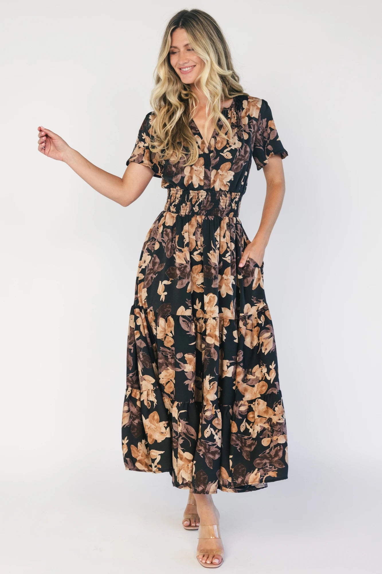 Holland Dress | Black + Clove Multi