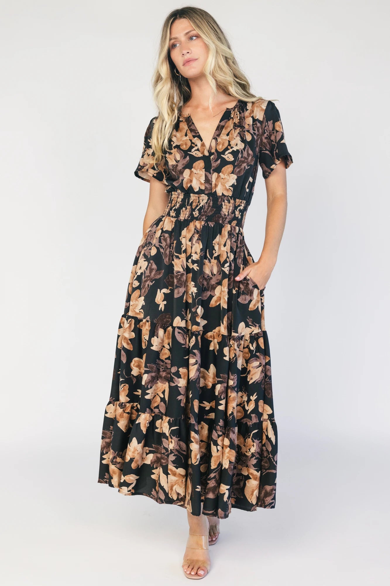 Holland Dress | Black + Clove Multi