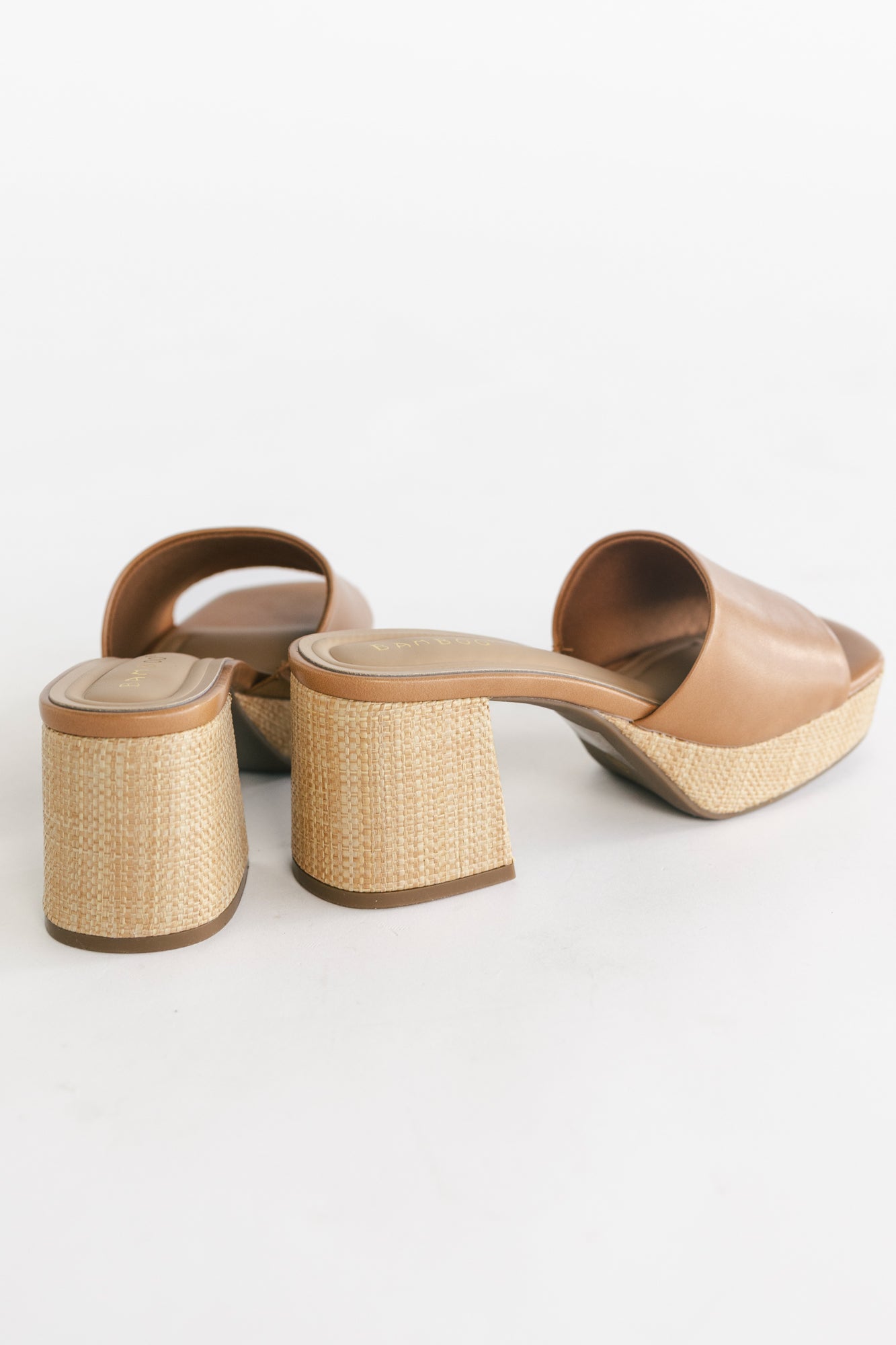 Adenine Platform Chunky Heel | Tan