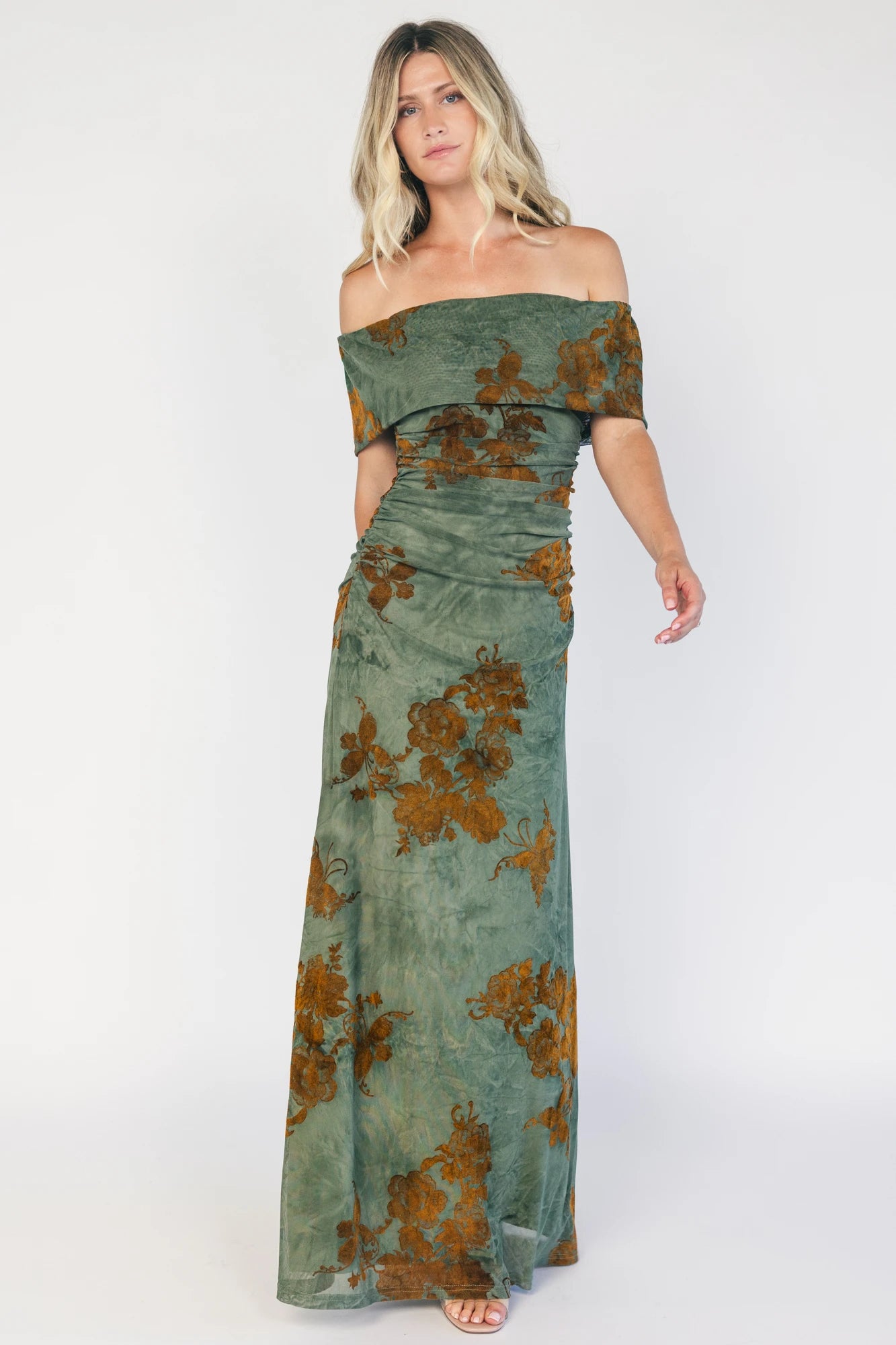 Tilden Off Shoulder Maxi Dress