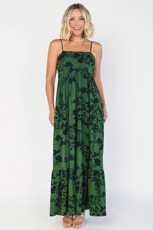 Rowan Tank Maxi Dress | Deep Olive