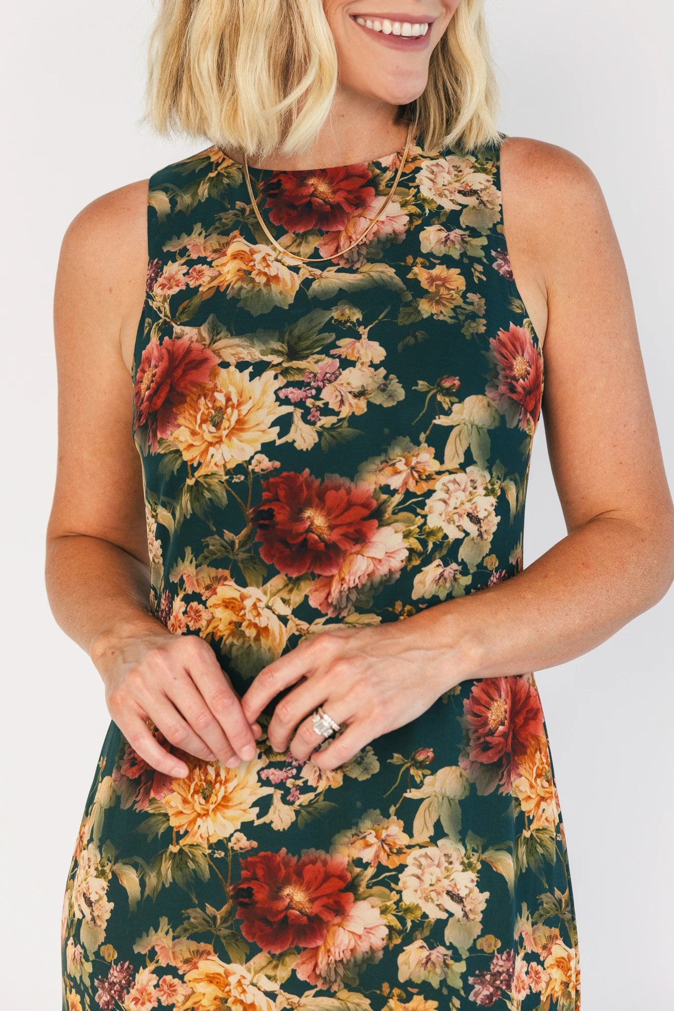 Rockefeller Maxi Dress | Topaz + Marsala Floral