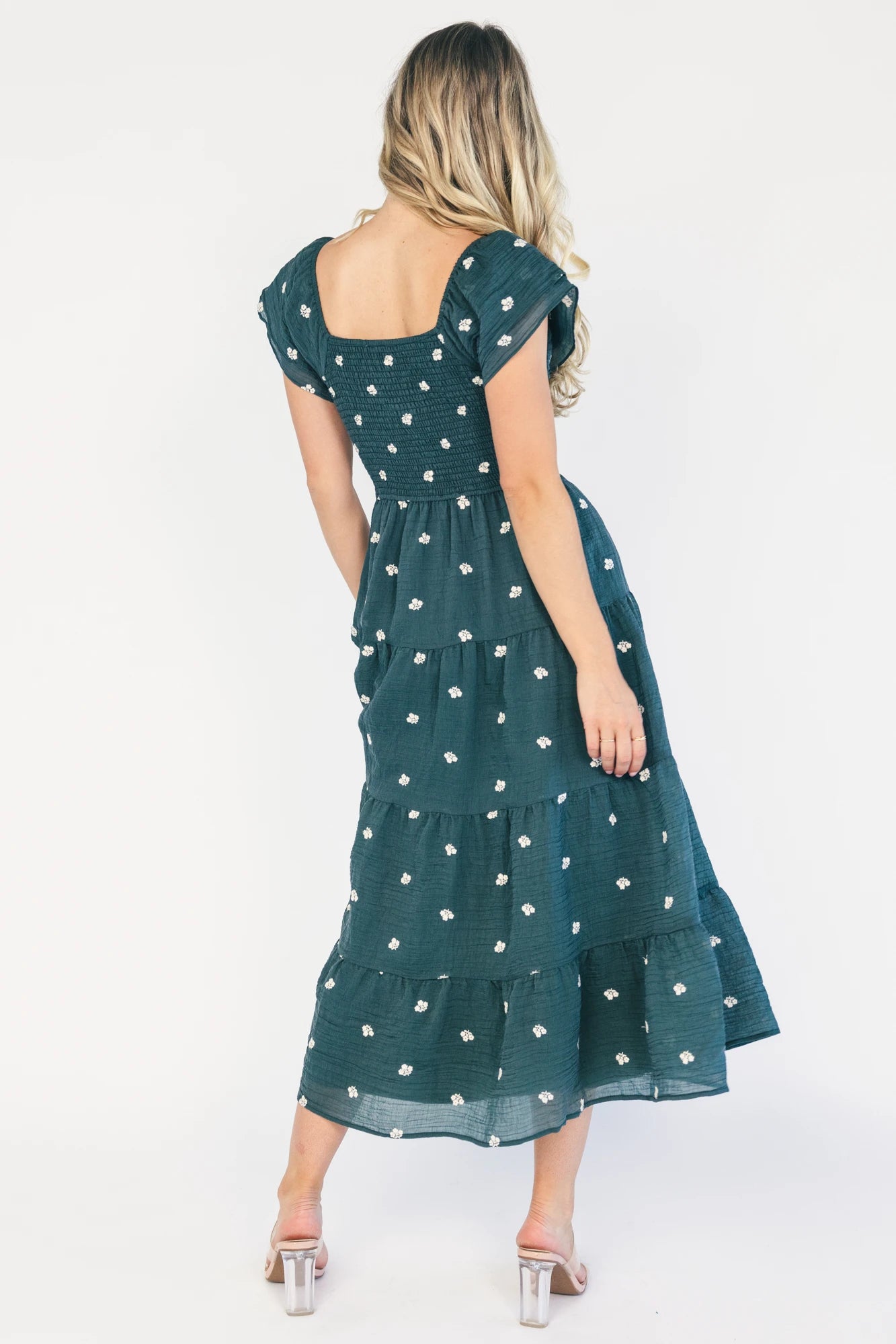 Waverly Midi Dress | Deep Topaz Floral