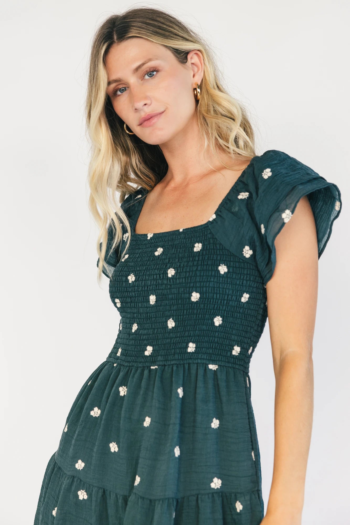 Waverly Midi Dress | Deep Topaz Floral