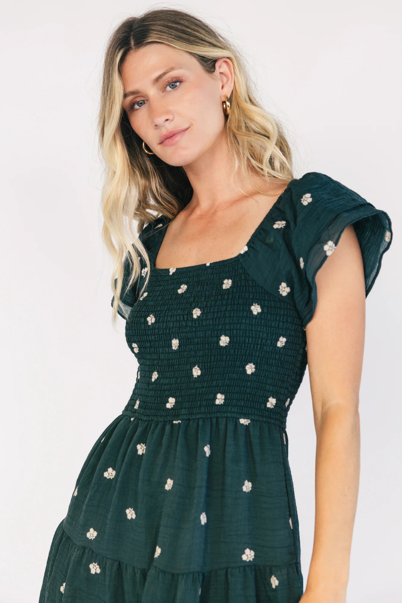 Waverly Midi Dress | Deep Topaz Floral