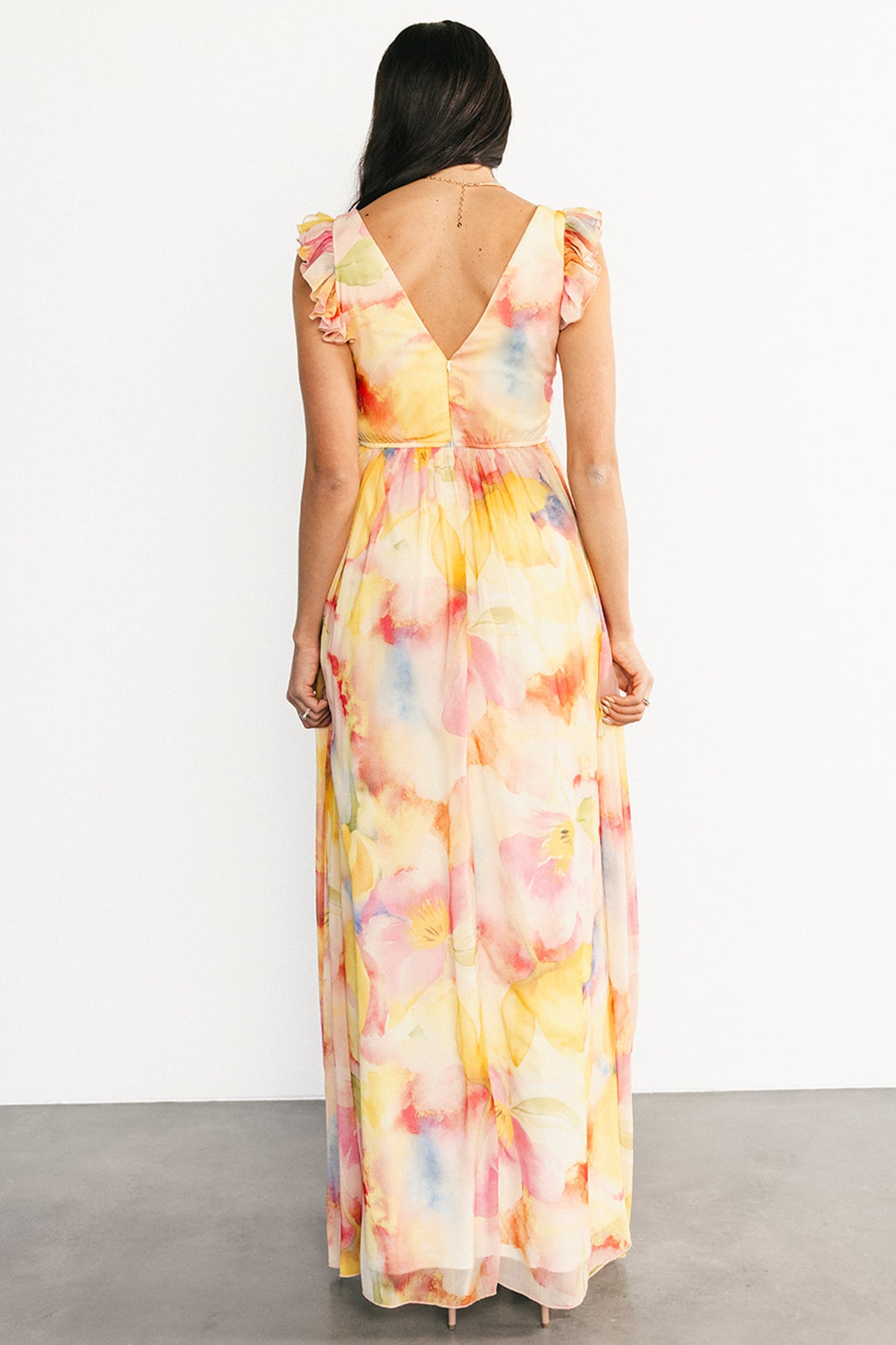 Esperanza Maxi Dress | Yellow Multi