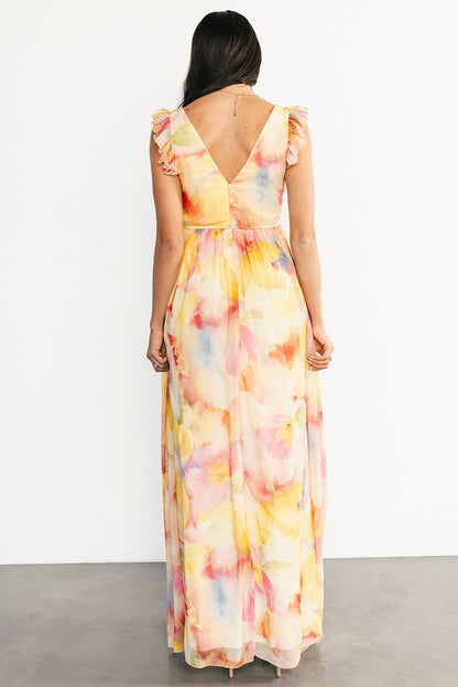 Esperanza Maxi Dress | Yellow Multi