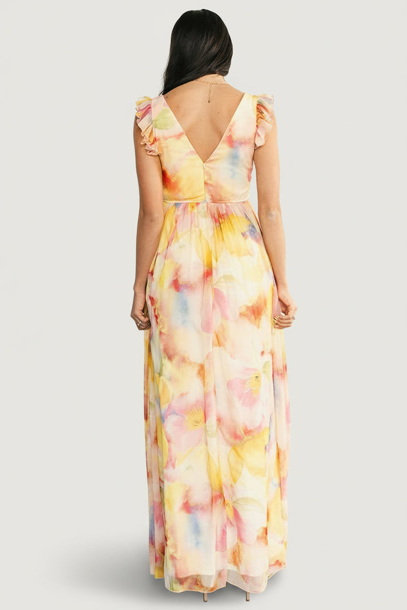 Esperanza Maxi Dress | Yellow Multi
