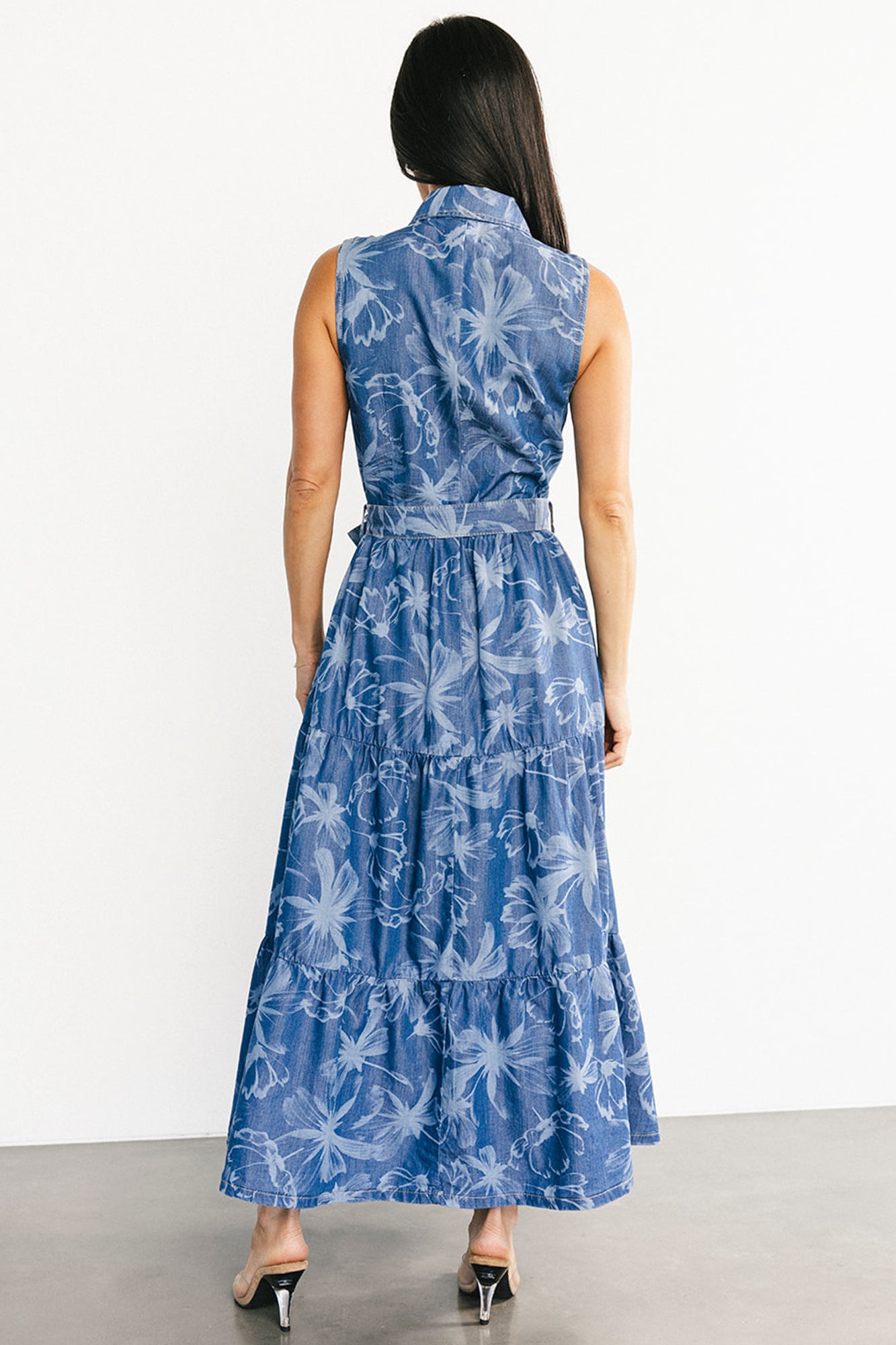 Rocío Soft Denim Dress | Blue Print