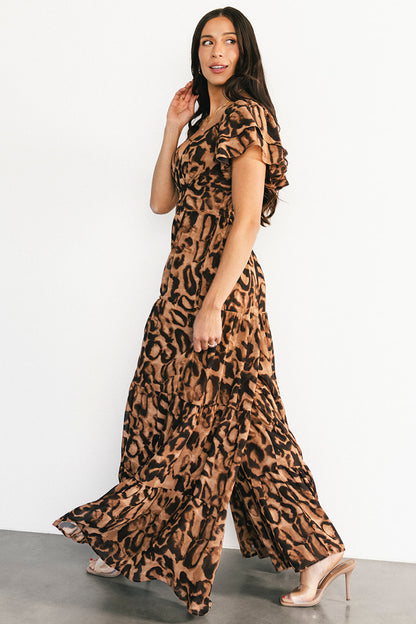 Katalina Jumpsuit | Leopard Print