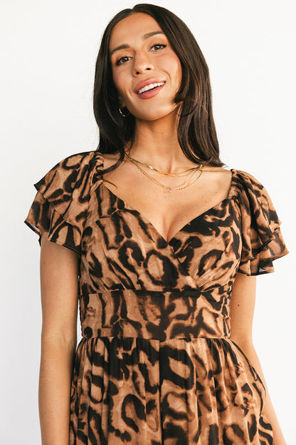 Katalina Jumpsuit | Leopard Print