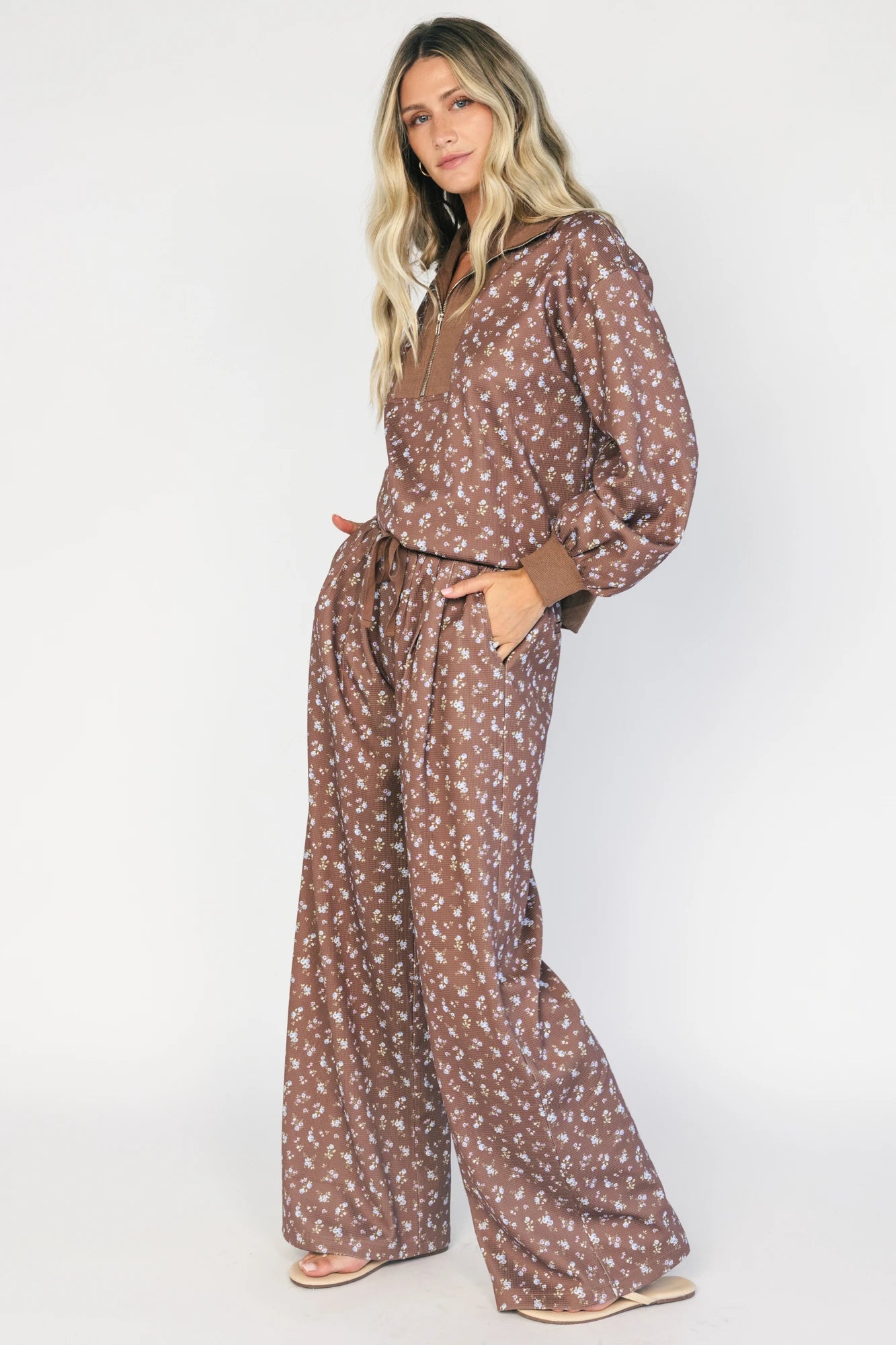Diana Lounge Set | Brown Floral