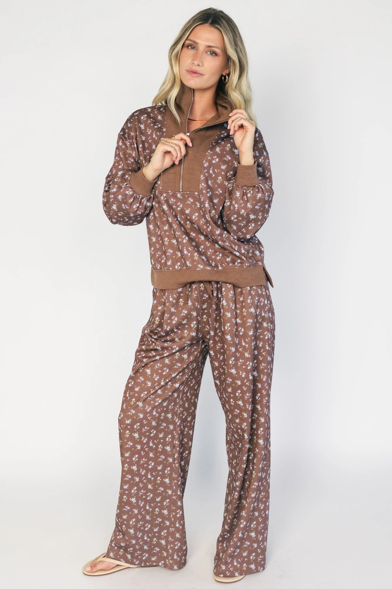 Diana Lounge Set | Brown Floral